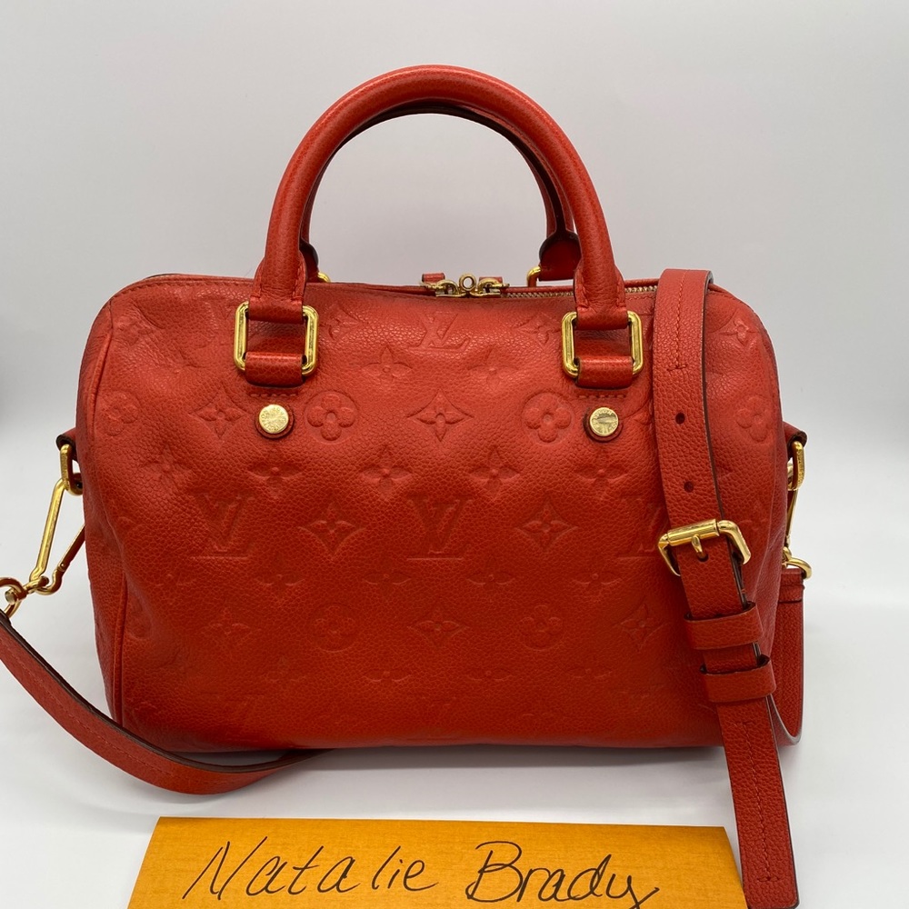 Louis Vuitton Speedy Bandouliere 25 Mono Empreinte - Picture 2 of 12